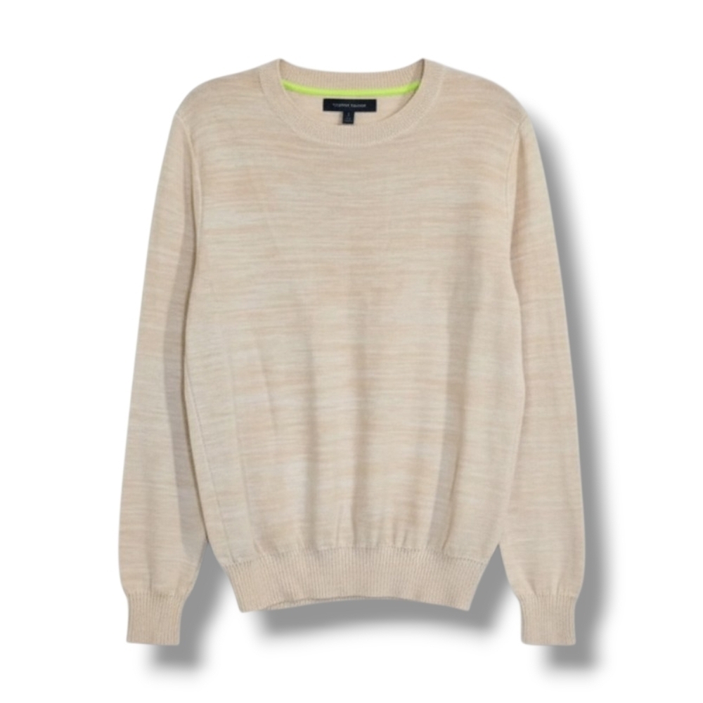 Tommy Hilfiger Women's cream long sleeves sweater medium